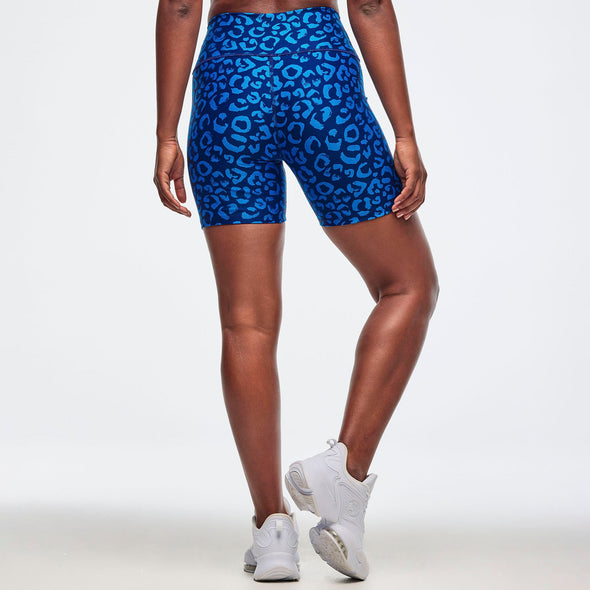 Sizzlin' High Waisted Biker Shorts - Pink/Black / Navy/Blue Z1B000631