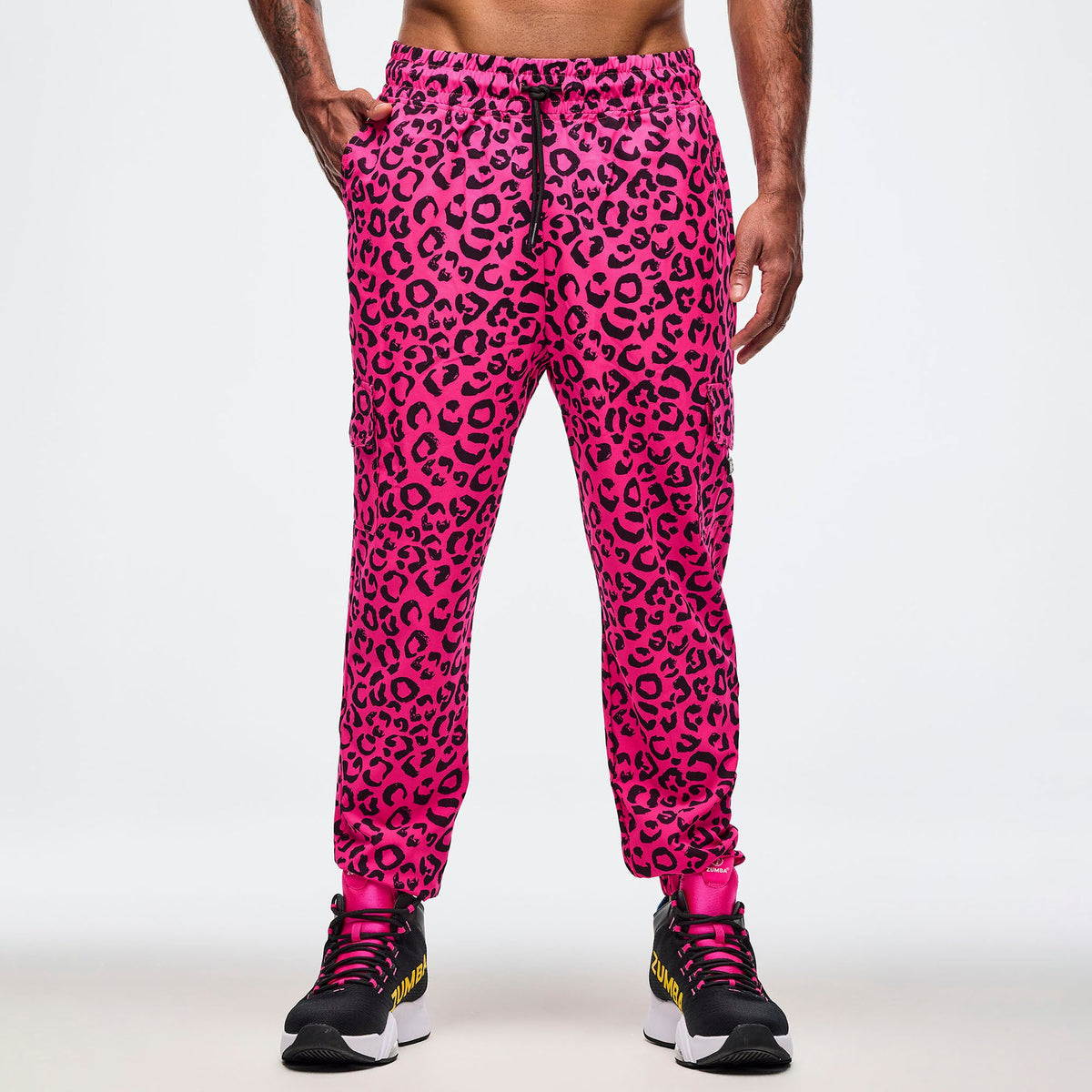 Sizzlin' Cargo Pants - Pink/Black Z1B000637
