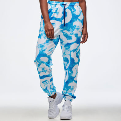 Sizzlin' Slouch Sweatpants - Blue/White Z1B000639