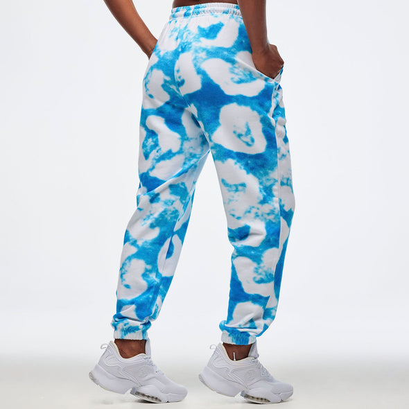 Sizzlin' Slouch Sweatpants - Blue/White Z1B000639