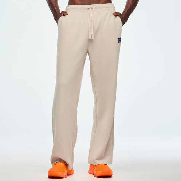Class of 2001 Straight Leg Track Pants - Beige Z1B000661