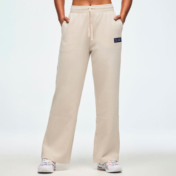 Class of 2001 Straight Leg Track Pants - Beige Z1B000661