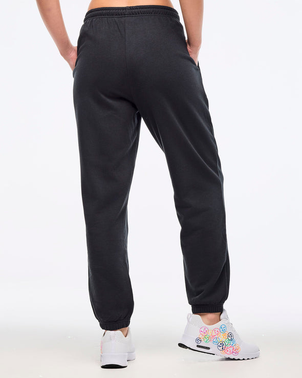 Zumba Multicolor Logo Slouch Sweatpants - Bold Black Z1B000670