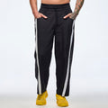 Apres Zumba High Rise Crop Track Pants - Bold Black Z1B000675