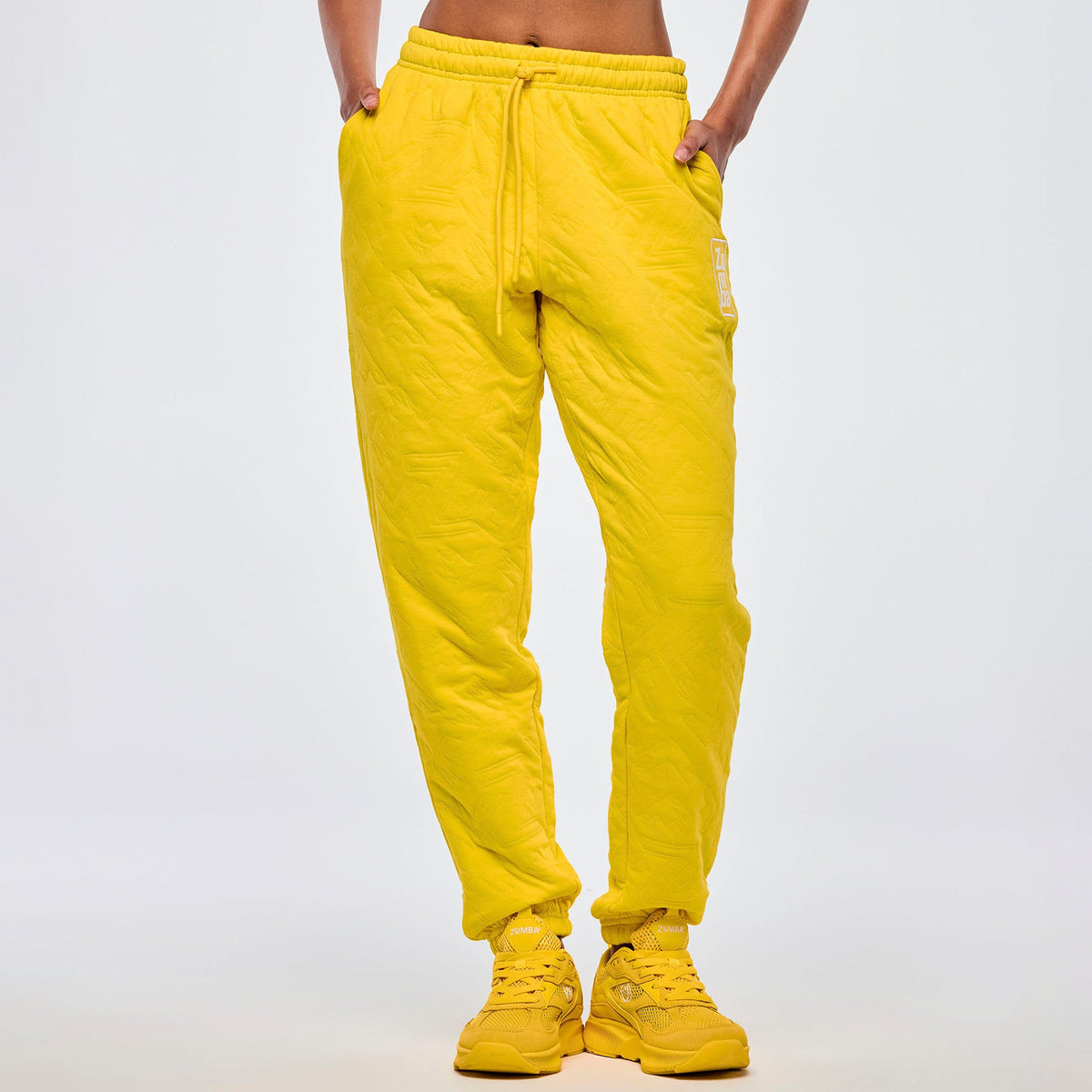 Apres Zumba Quilted Slouch Sweatpants- Sunrays Z1B000681