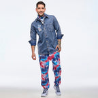 Apres Zumba Button-Up Shacket - Soft Navy Z3T000341