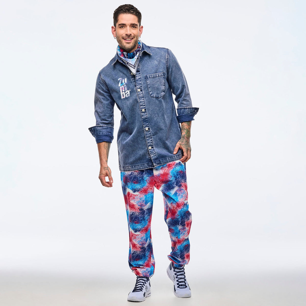 Apres Zumba Button-Up Shacket - Soft Navy Z3T000341