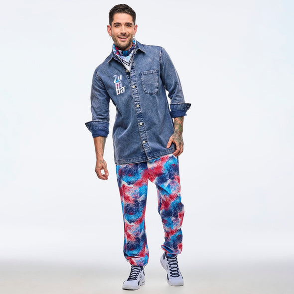 Apres Zumba Button-Up Shacket - Soft Navy Z3T000341