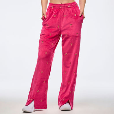 Zumba Holiday High Rise Track Pant - Deep Pink Z1B000688