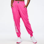 Eastern Flavor Knit Drop Crotch Joggers - Back to the Fuchsia Z1B000710