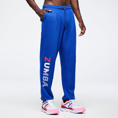 Zumba Amour Slouch Sweatpants - So Into Blue Z1B000721 – Natysports