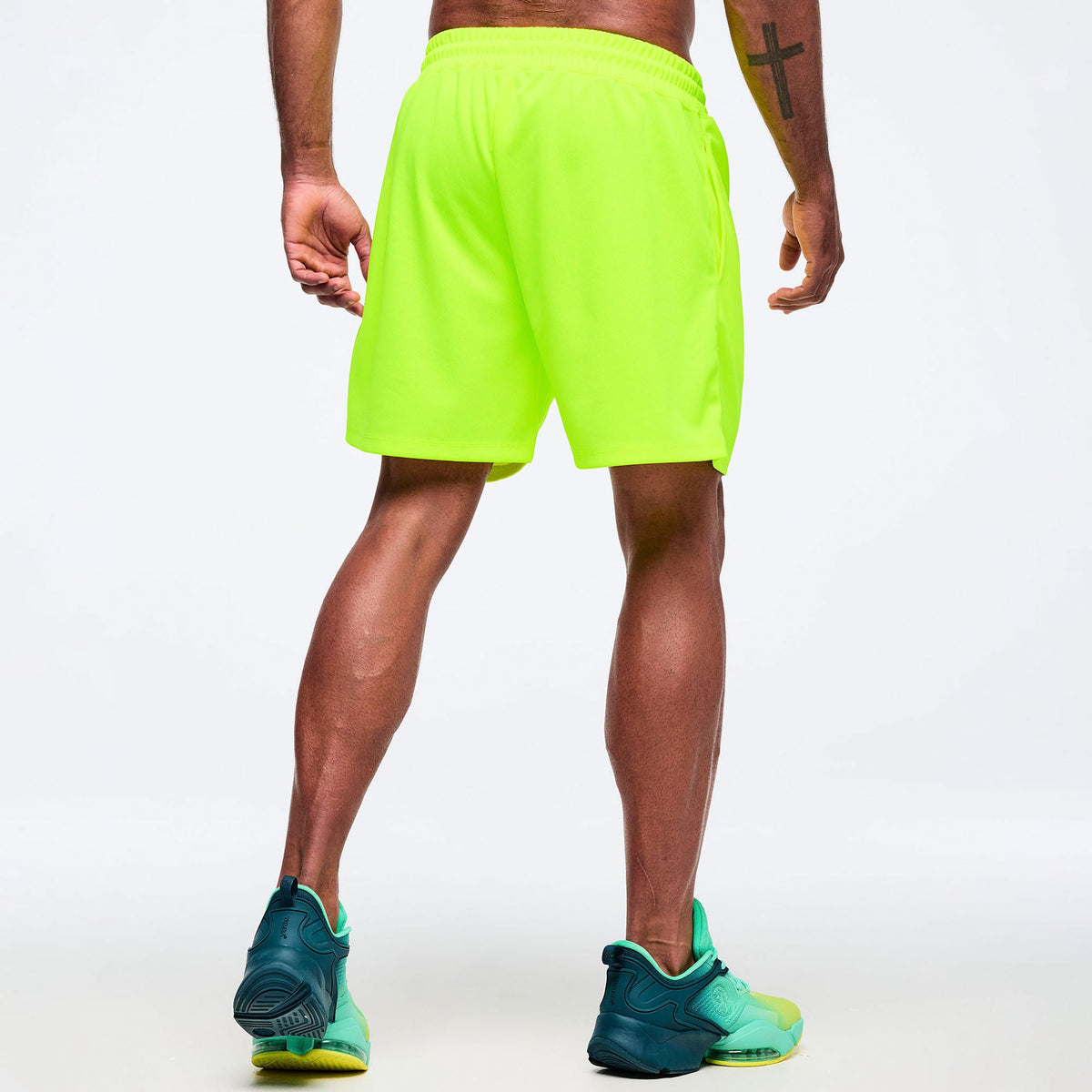 Latin Movement Mesh Shorts - Caution Z1B000730