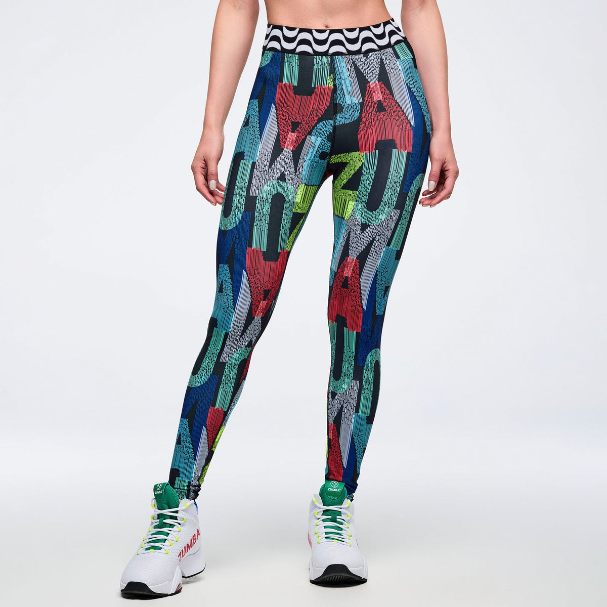 Latin Movement Z-Lift High Rise Ankle Leggings - Bold Black Z1B000735