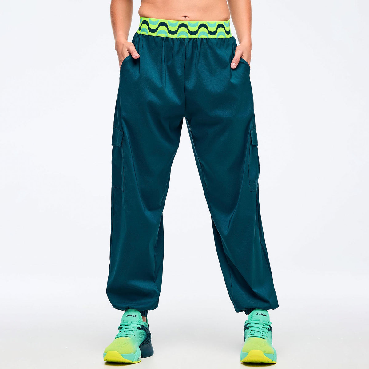 Latin Movement Parachute Cargo Pants - Eclipse Z1B000740