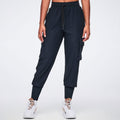 Wildbeat Cargo Joggers With High Cuff -Black Z1B000758