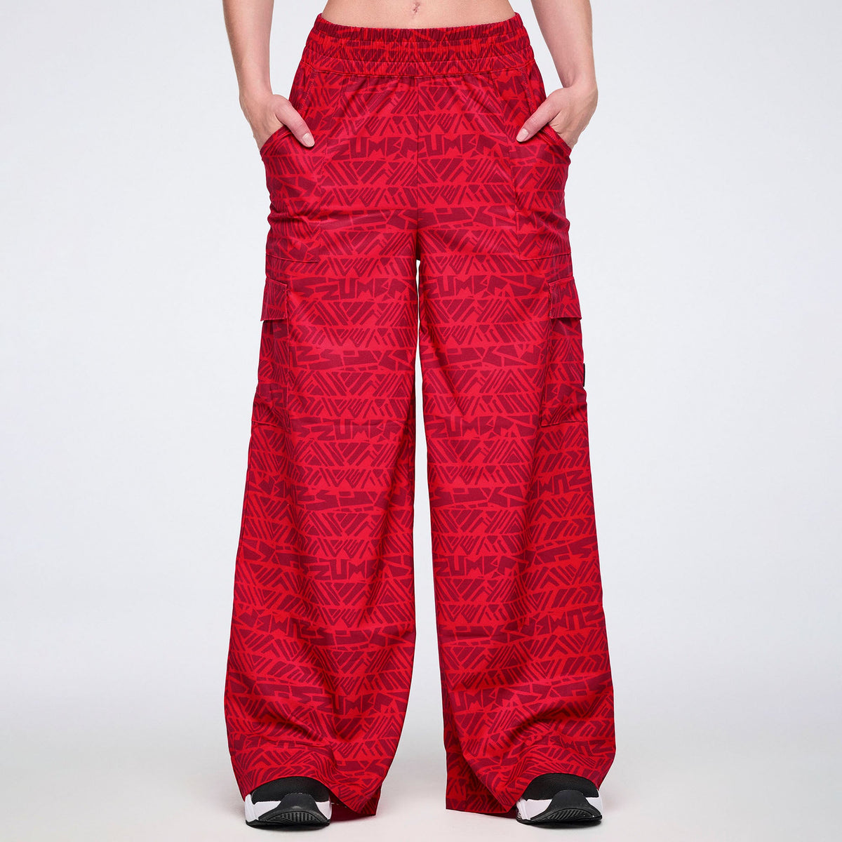 Wildbeat High Waisted Cargo Pants - Fuego Red Z1B000761