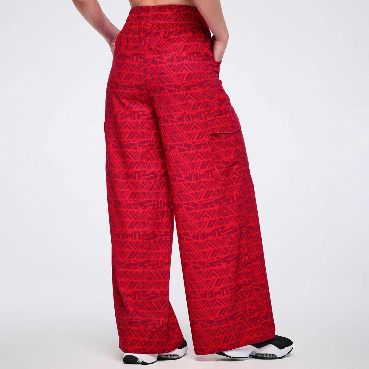 Wildbeat High Waisted Cargo Pants - Fuego Red Z1B000761