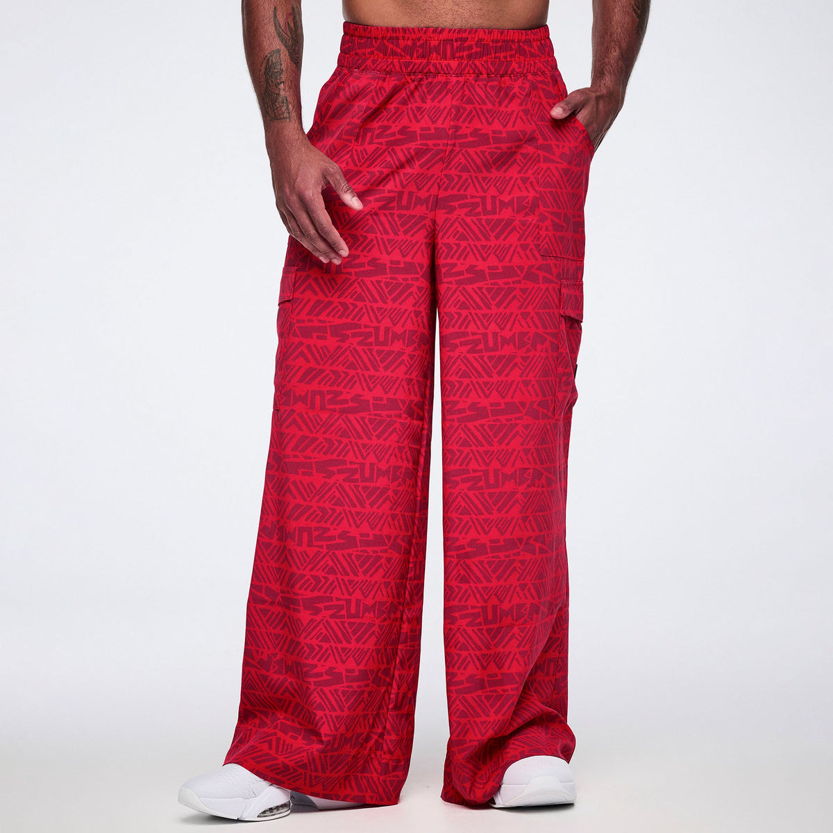 Wildbeat High Waisted Cargo Pants - Fuego Red Z1B000761
