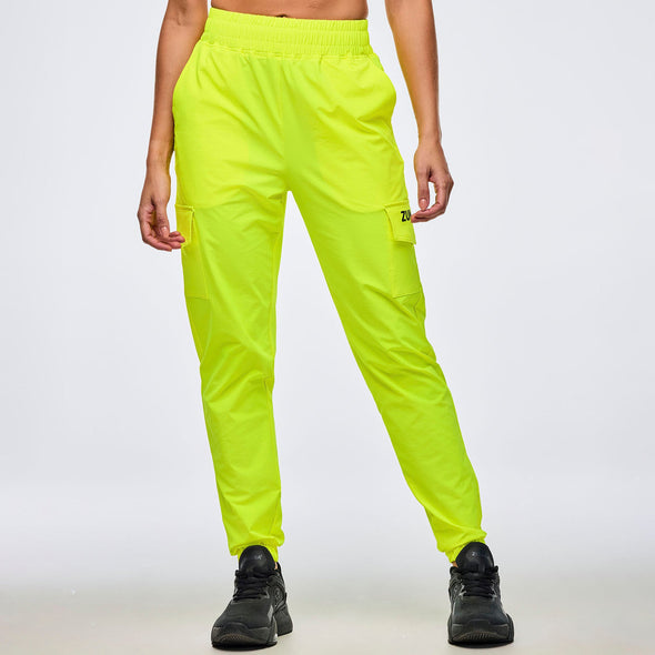 Neon Cargo Pants - Gumball / Get in Lime / Caution Z1B000770