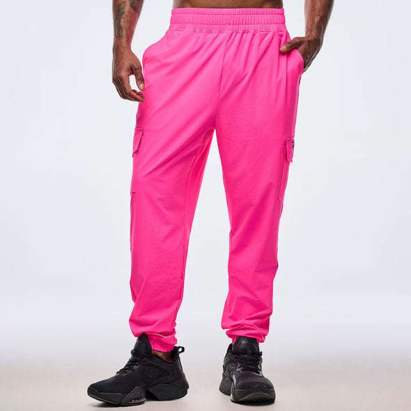 Neon Cargo Pants - Gumball / Get in Lime / Caution Z1B000770