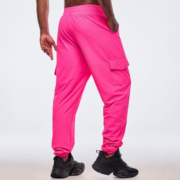 Neon Cargo Pants - Gumball / Get in Lime / Caution Z1B000770