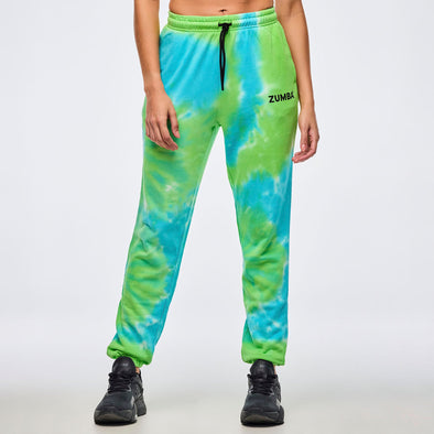 Neon Baggy Sweatpants - Blue/Green / Pink/Purple Z1B000772