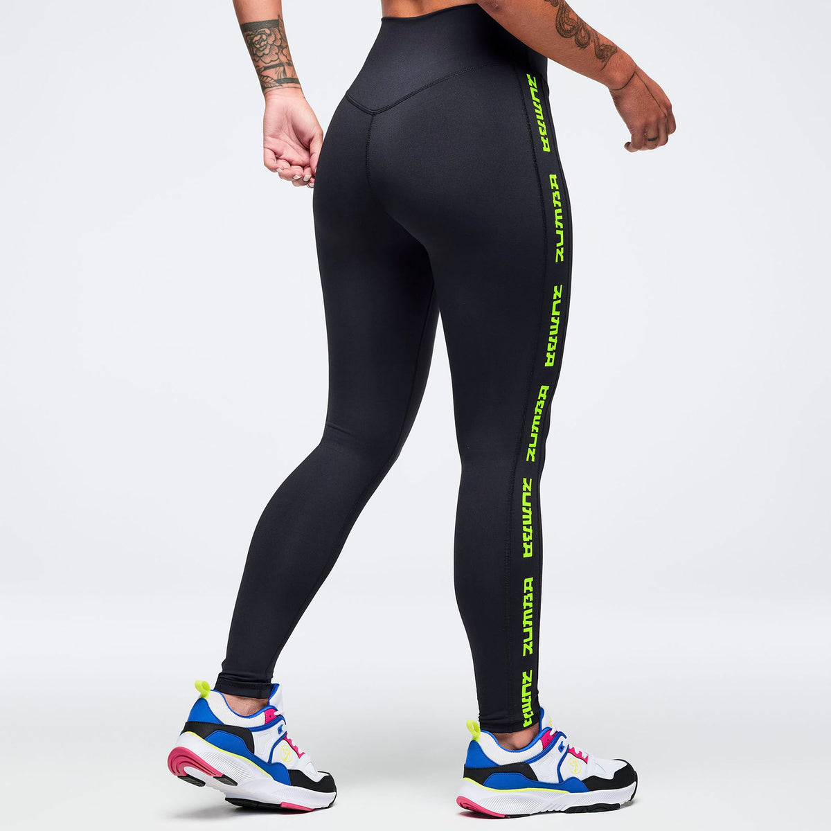 Eastern Flavor Ultra High Waisted Ankle Leggings Bold Black Z1B000773