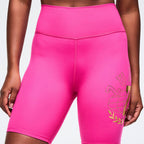 Worldwide High Waisted Biker Shorts - Fuchsia Z1B000791