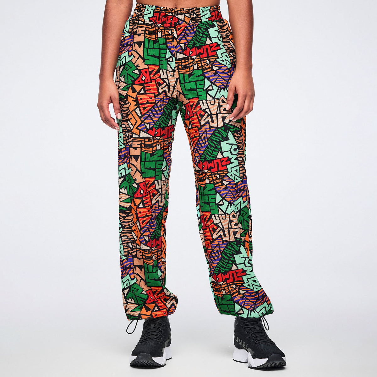 Wildbeat Woven Track Pants - Black/Orange Z1B000806