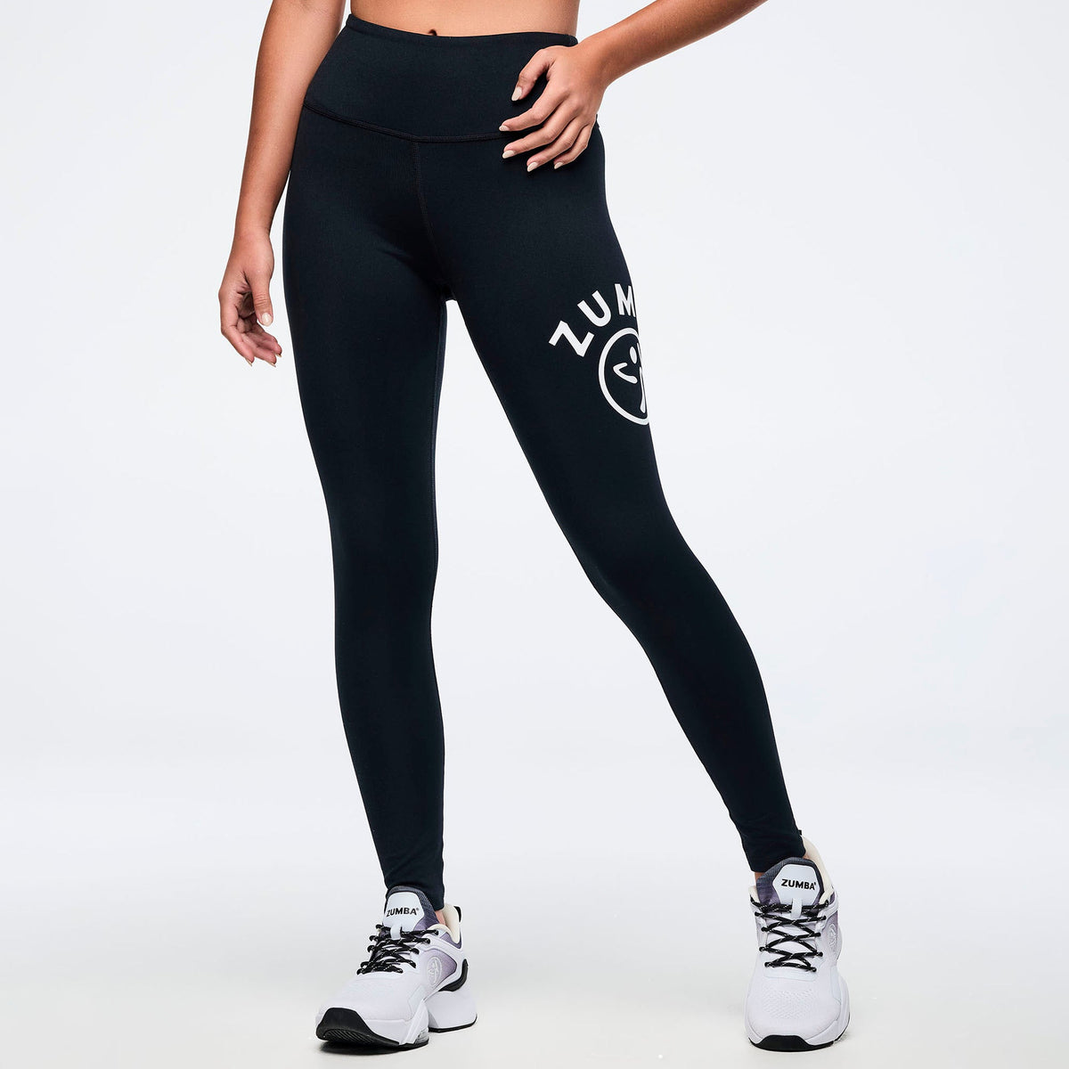 Zumba Basic High Waisted Ankle Leggings - Bold Black Z1B000821