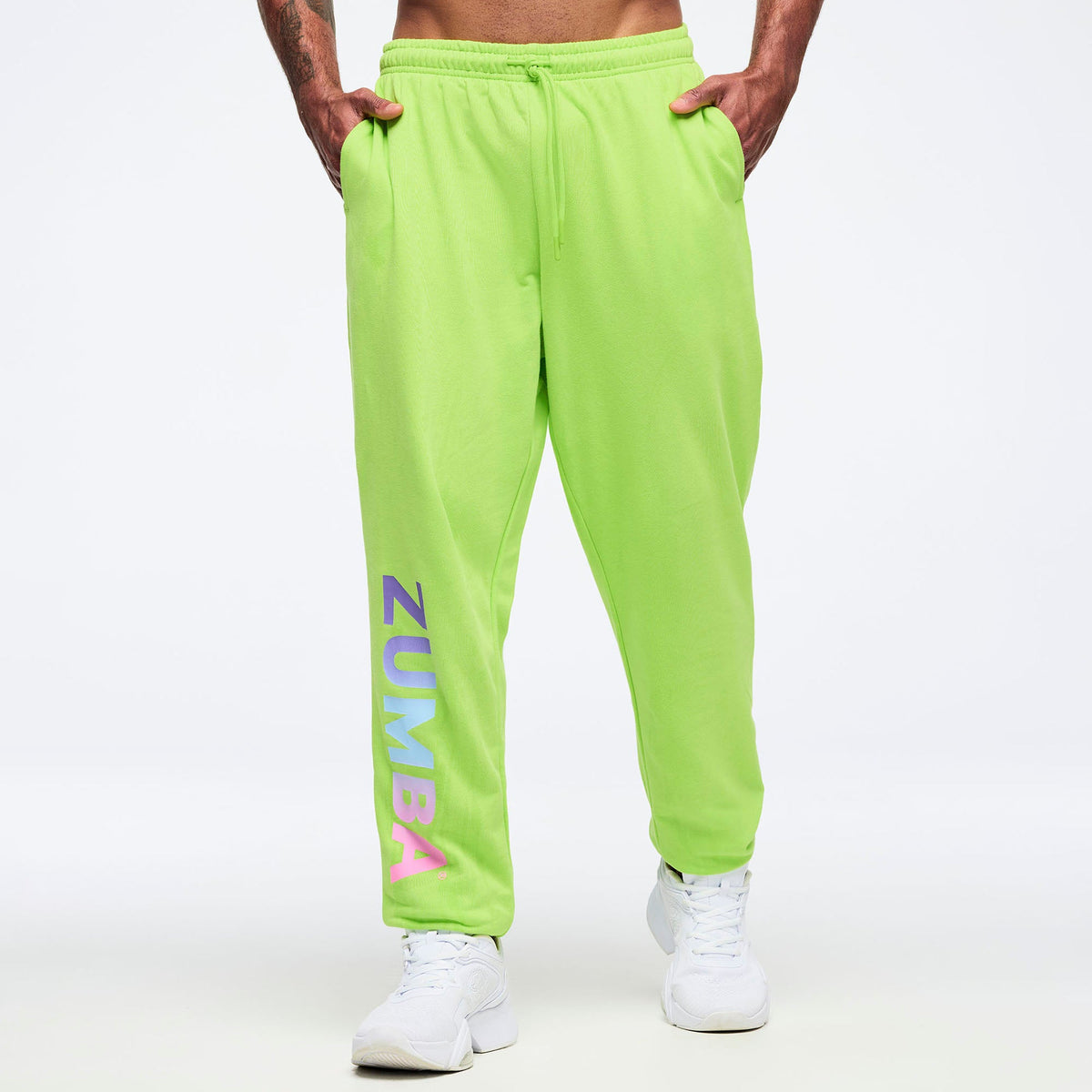 Pastel Slouch Sweatpants - Be Seen Green Z1B000826