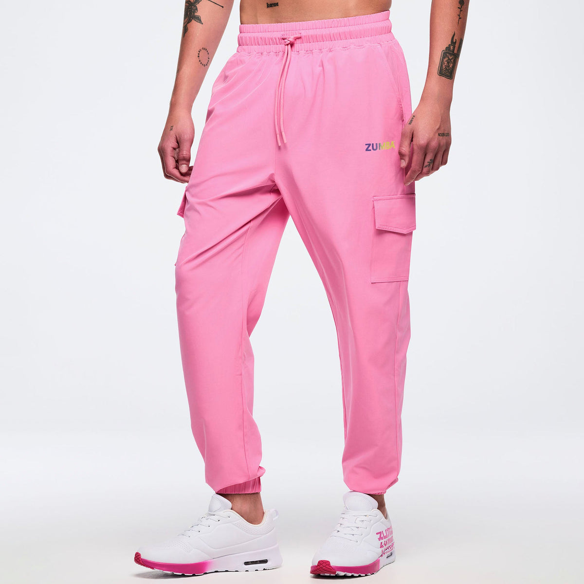 Pastel Woven Cargo Pants - Pastel Kiss Z1B000829
