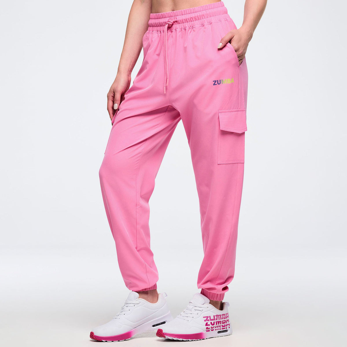 Pastel Woven Cargo Pants - Pastel Kiss Z1B000829