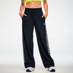 Electric Feel Wide Track Pants -  Black/White Z1B000861