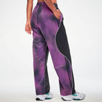Electric Feel Curvy Track Pants - Black/Pink Z1B000864