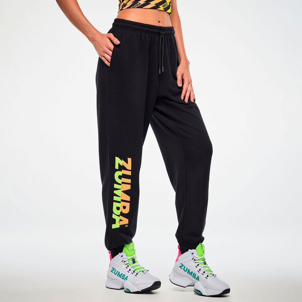 Electric Feel Slouch Sweatpants Bold Black Z1B000867