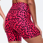 Zumba Sizzlin' High Waisted Biker Shorts - Pink/Black Z1B000887