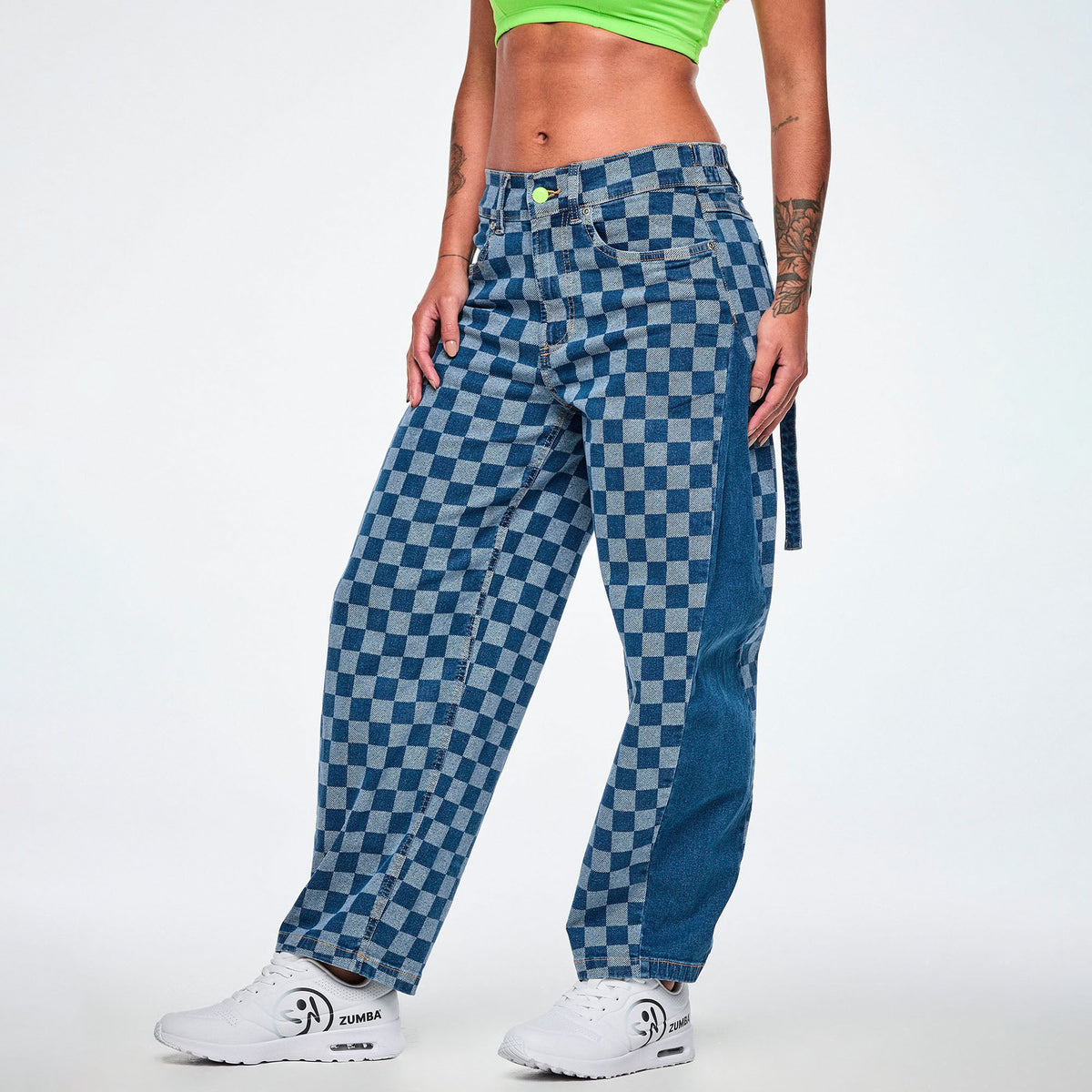 Jean Jamz Barrel Ankle Pants- Denim Z1B000892