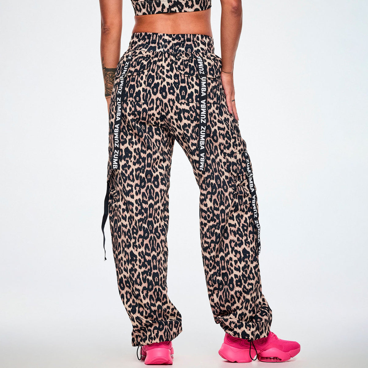 Rock 'n' Roll Woven Long Cargo Pants - Black/Tan Z1B000909