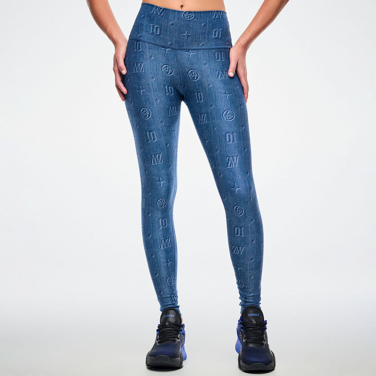Dale-Z High Waisted Ankle Legging - Denim Z1B000921