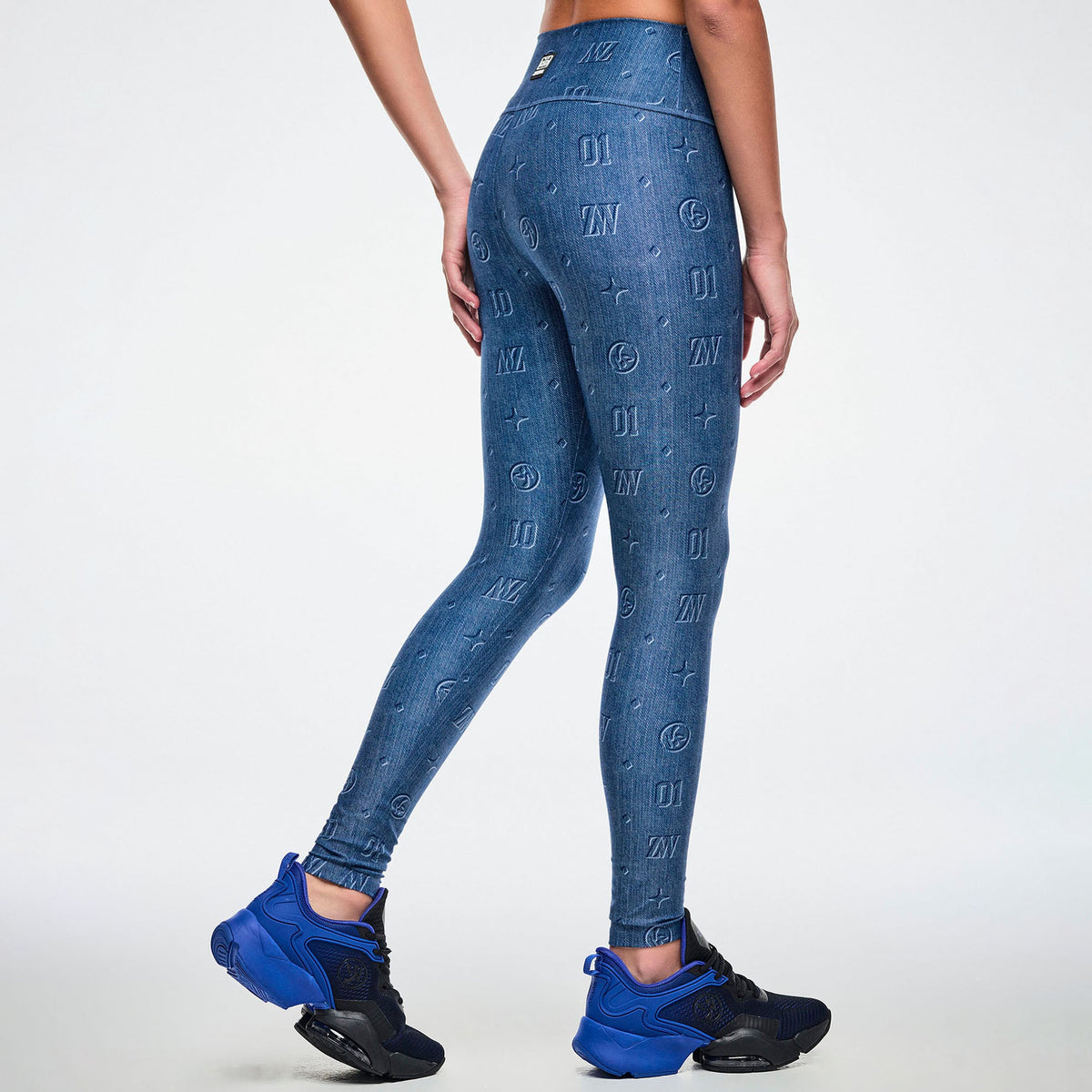 Dale-Z High Waisted Ankle Legging - Denim Z1B000921