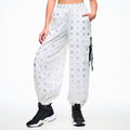 Dale-Z Parachute Cargo Pants - White/Silver Z1B000926