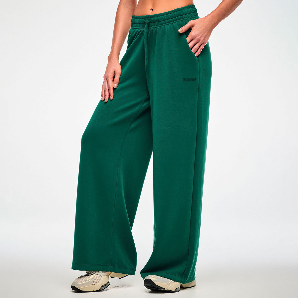 Zumba Modal High Waisted Pants - Let's Go Indigo / Teal Tango Z1B000935