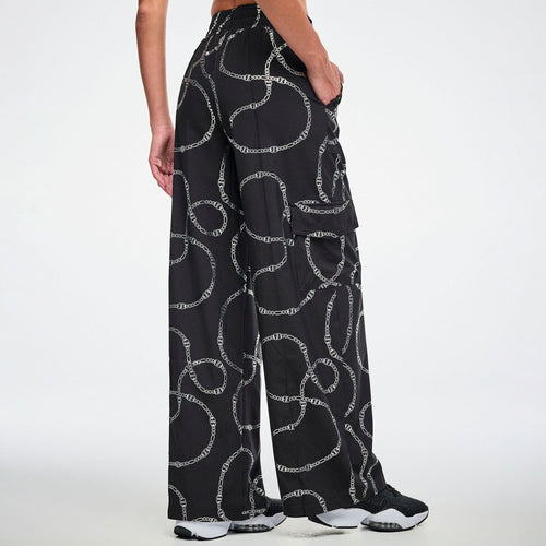Dale-Z Woven Cargo Pants - Black/Silver Z1B000963