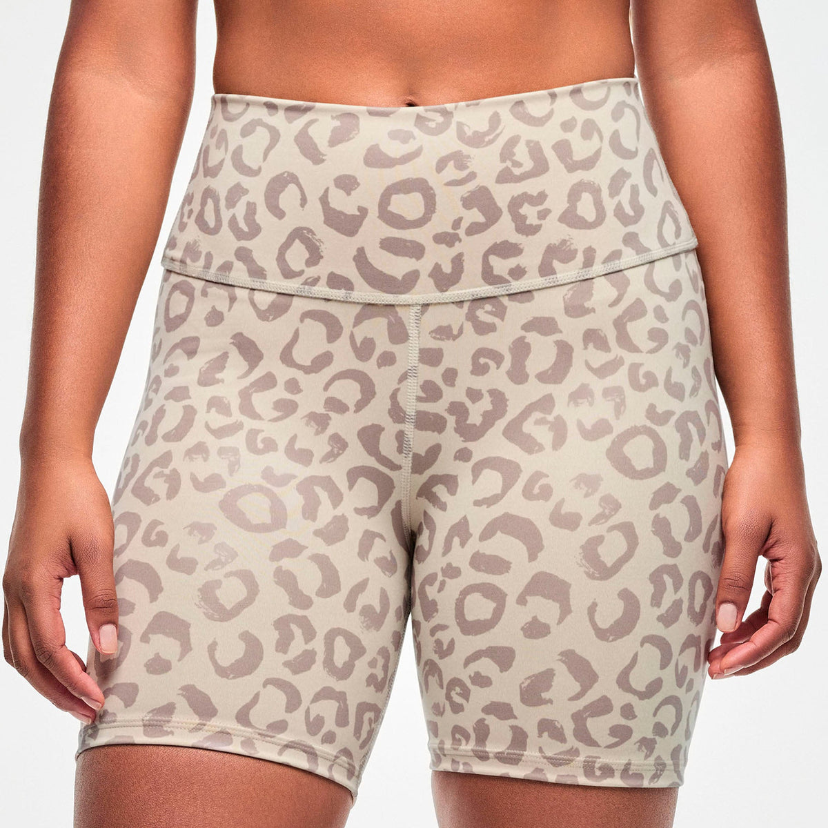 Zumba Z-Lift High Waisted Biker Shorts - Red/Black / Beige/Tonal Z1B001037