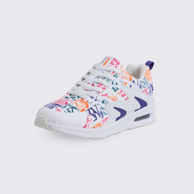 Zumba Printed Air Lo - White Z1F000132