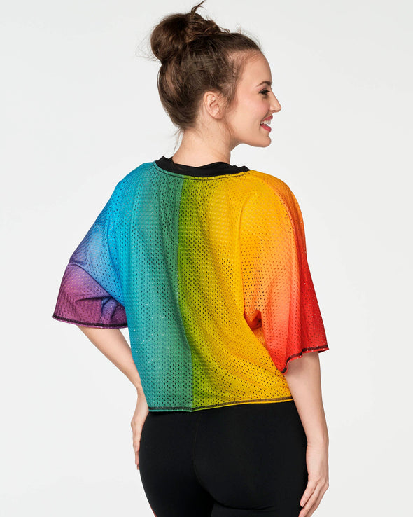 Zumba With Pride Mesh Top - Rainbow Z1T000377