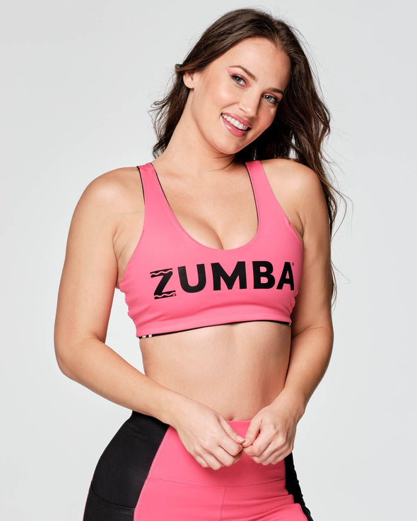 Zumba X Crayola Dance In Color Reversible Bra -  Have a Scoop of Fun! Z1T000383
