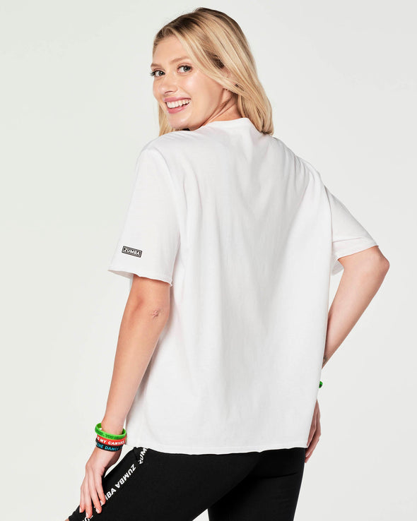 Free To Create Boxy Top -  Wear It Out White Z1T000433
