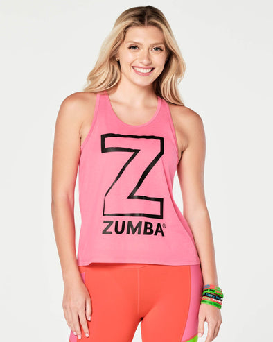 Zumba Free To Create Tank  - Flamingo Z1T000440